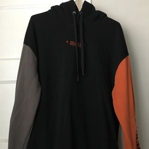 “RICH” Embroidered Hoodie